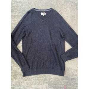 Nordstrom 1901 Size 2XL Wool Cashmere Sweater Gray Long Sleeve Drycleaned